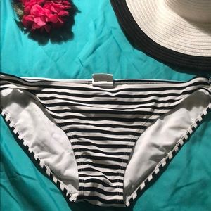 striped bikini bottom
